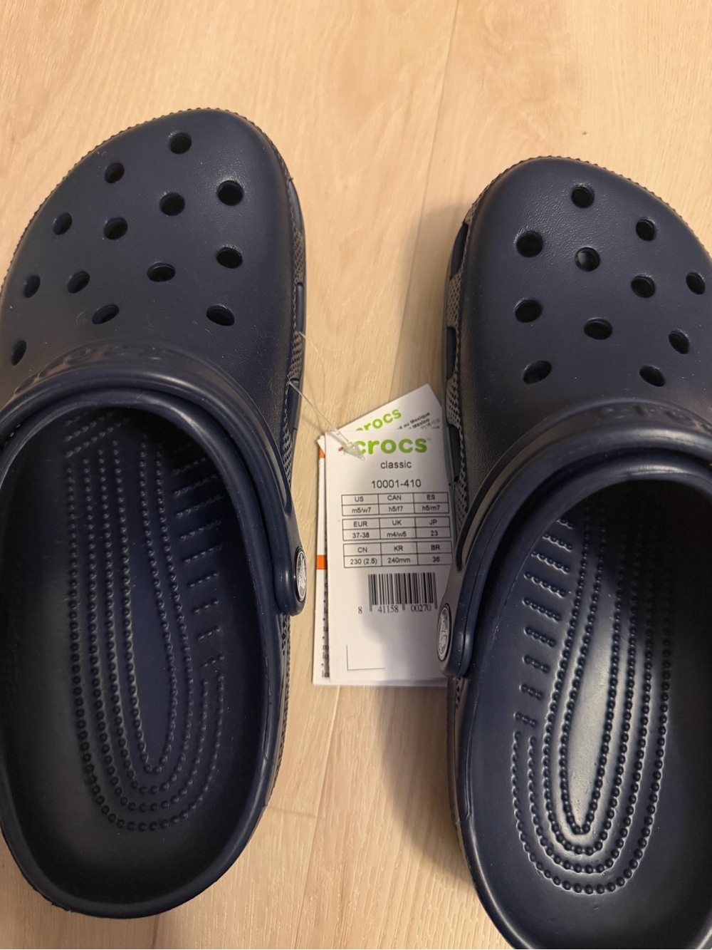 CROCS Classic Clogs in Navy